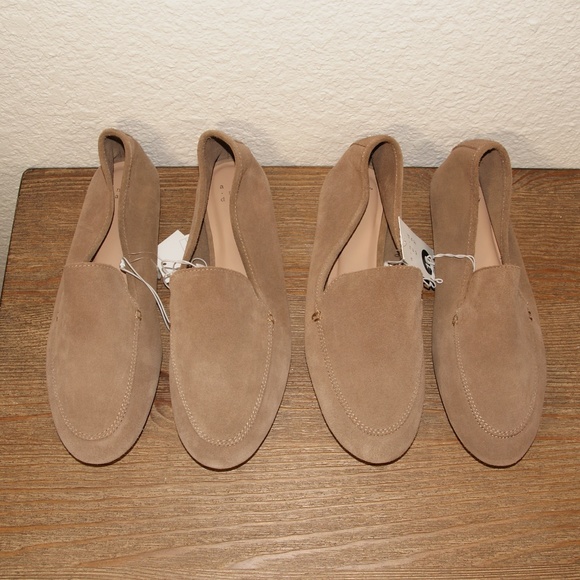 NEW A New Day Taupe Mila Suede Loafers 10/11 NWT - Picture 5 of 8